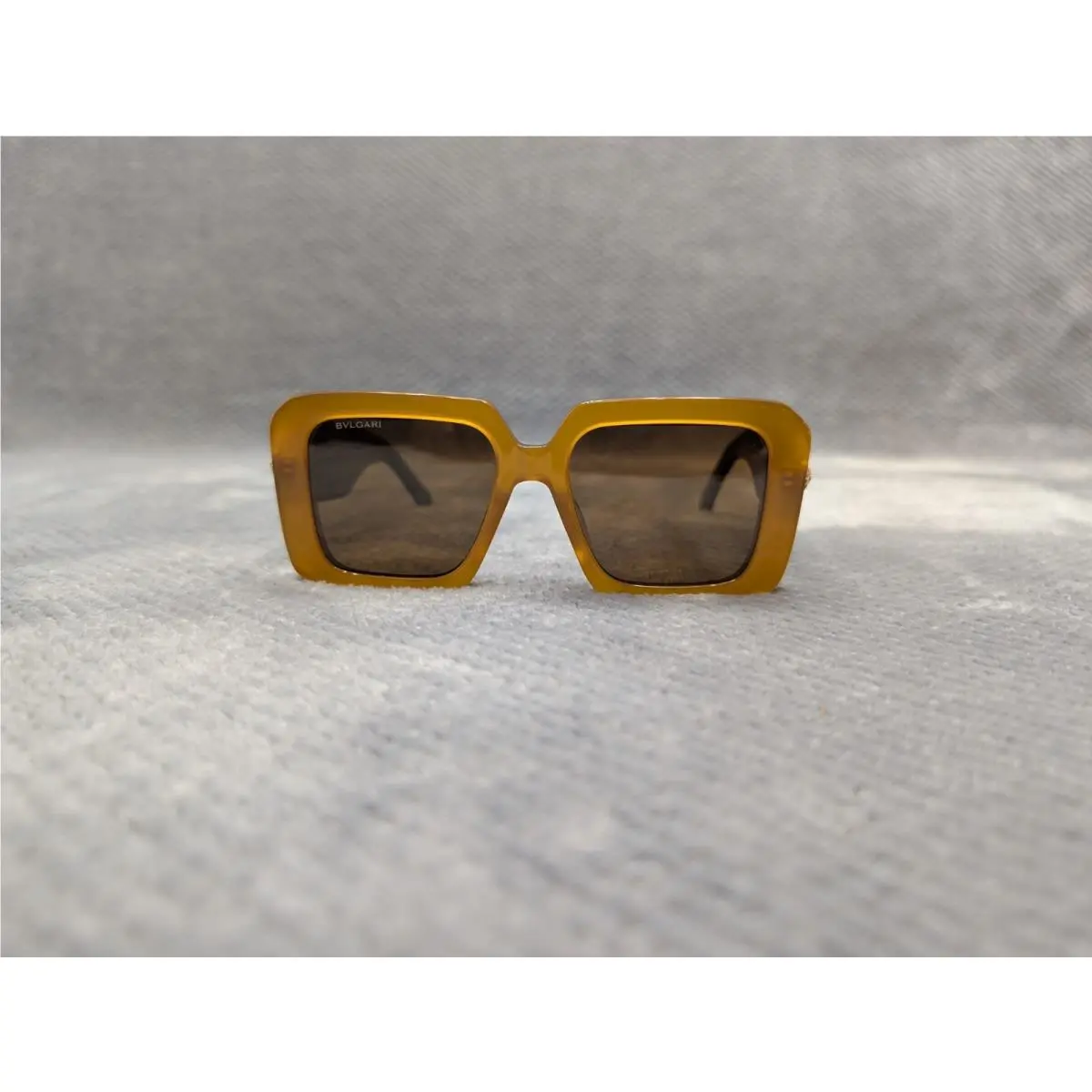 Bvlgari Sunglasses Serpenti BV40006I Womens Oversized Square Brown Tinted