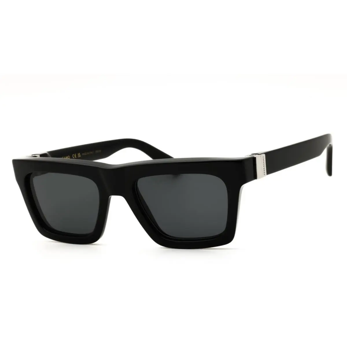 SF2071S 001 Black Men`s Rectangular Acetate Full Rim by Salvatore Ferragamo