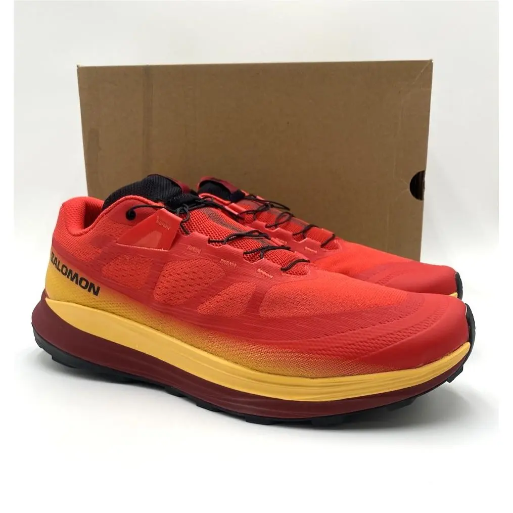 Salomon Ultra Glide 2 Men`s Trail Shoe High Risk Red/zinna US Size 14