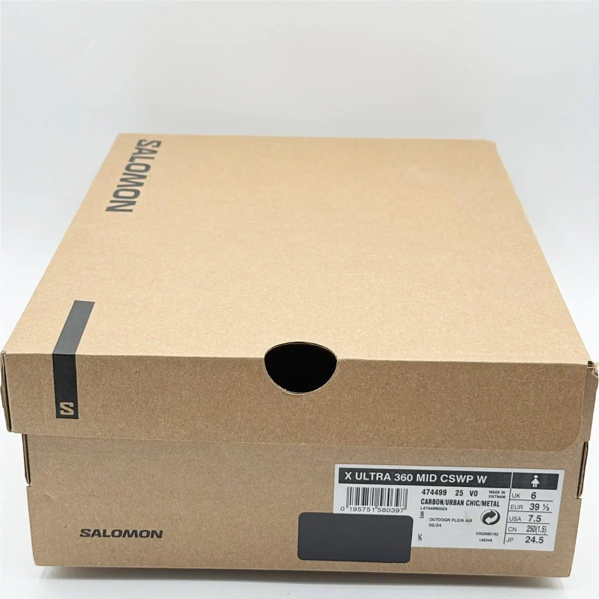 Salomon shoes - Salomon X Ultra 360 Mid - L4744990025 - Gray (UPC: 0195751580397) 0