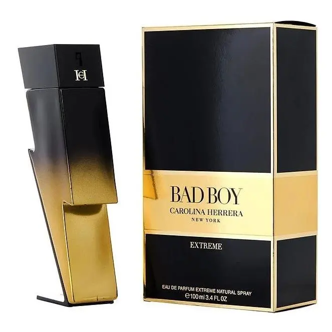 Bad Boy Extreme Carolina Herrera Men 3.4 oz 100 ml Eau De Parfum Spray