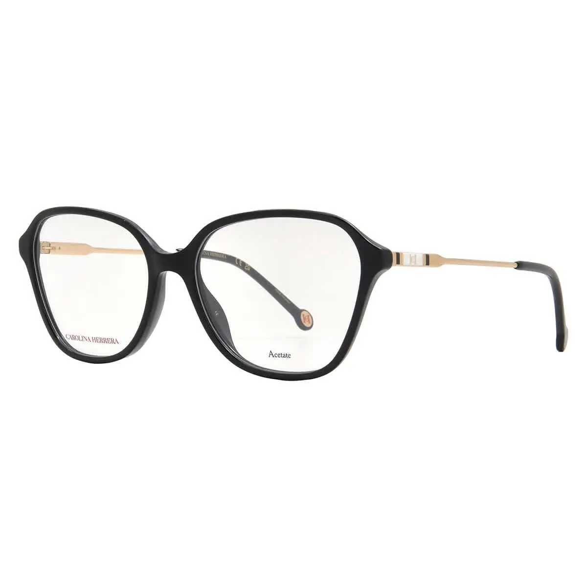 Carolina Herrera Demo Square Men`s Eyeglasses Her 0117 0807 55 Her 0117 0807 55