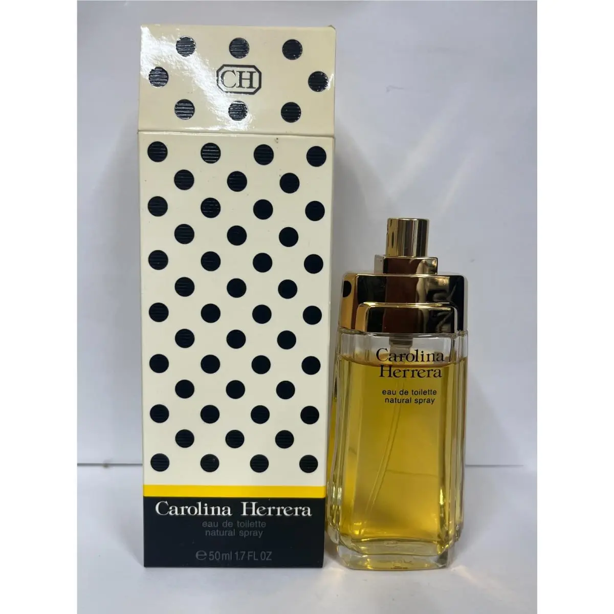Vintage Carolina Herrera Eau De Toilette For Women Spray 1.7 Oz Formula
