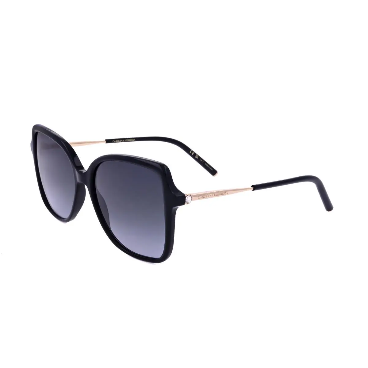 Carolina Herrera Women`s 55mm Black Gold Sunglasses HER0179-S-2M2-55