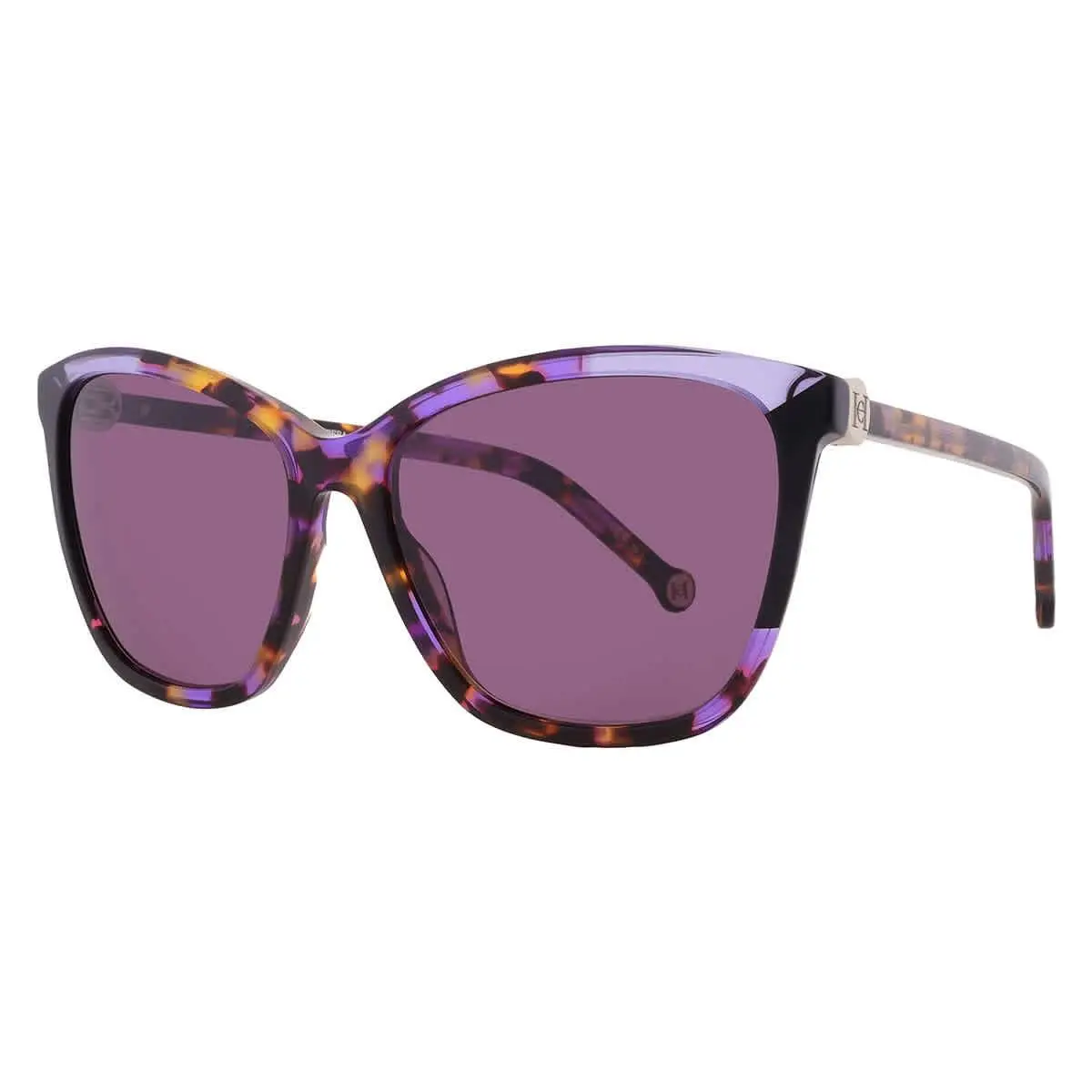Carolina Herrera Violet Butterfly Ladies Sunglasses CH 0052/S 0F0T/UR 58