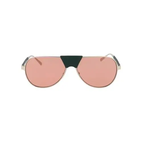 Leather Aviator SF220SL 754 Silver /gre by Salvatore Ferragamo