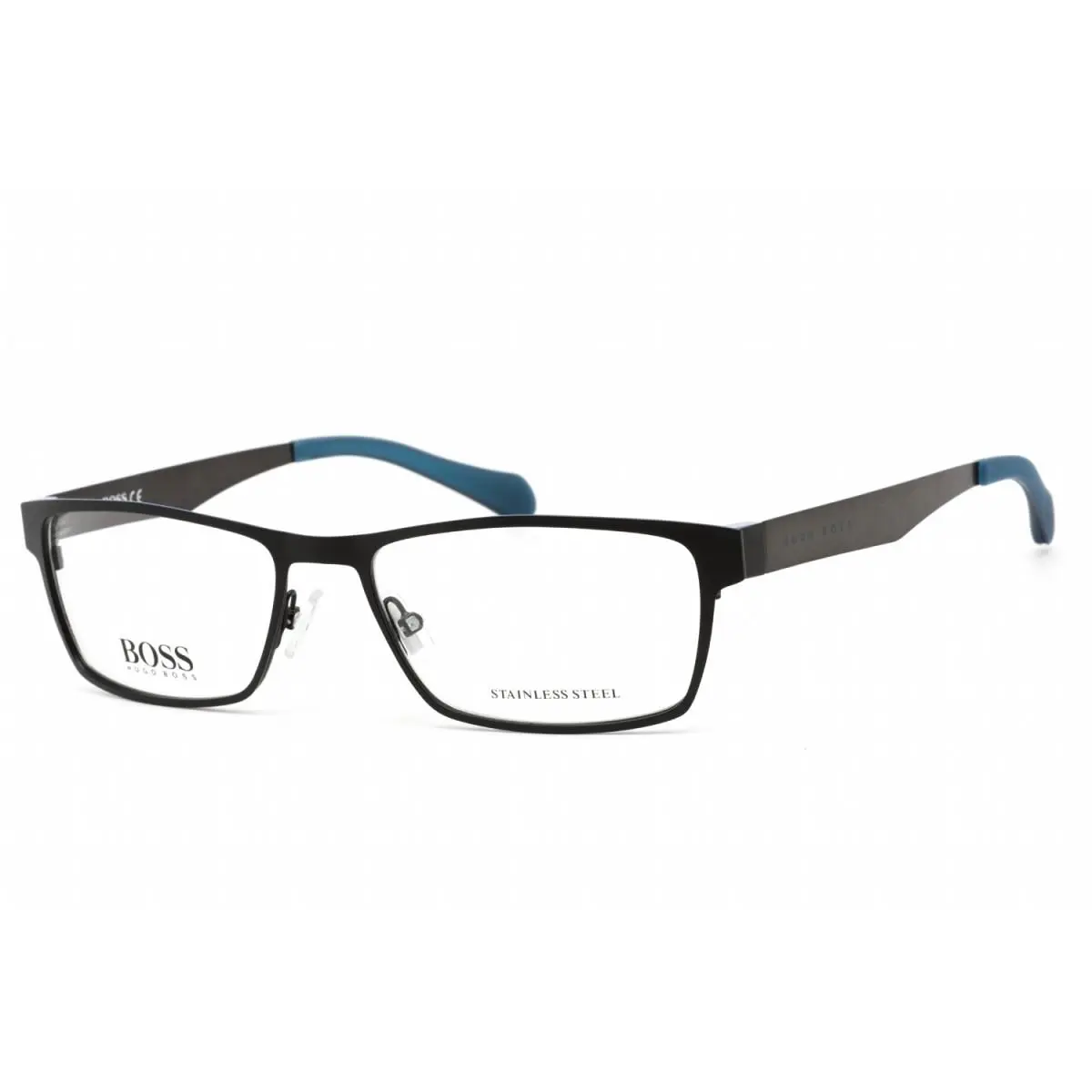 Hugo Boss Boss 0873 00MB 00 Matte Black Blue 54mm Eyeglasses