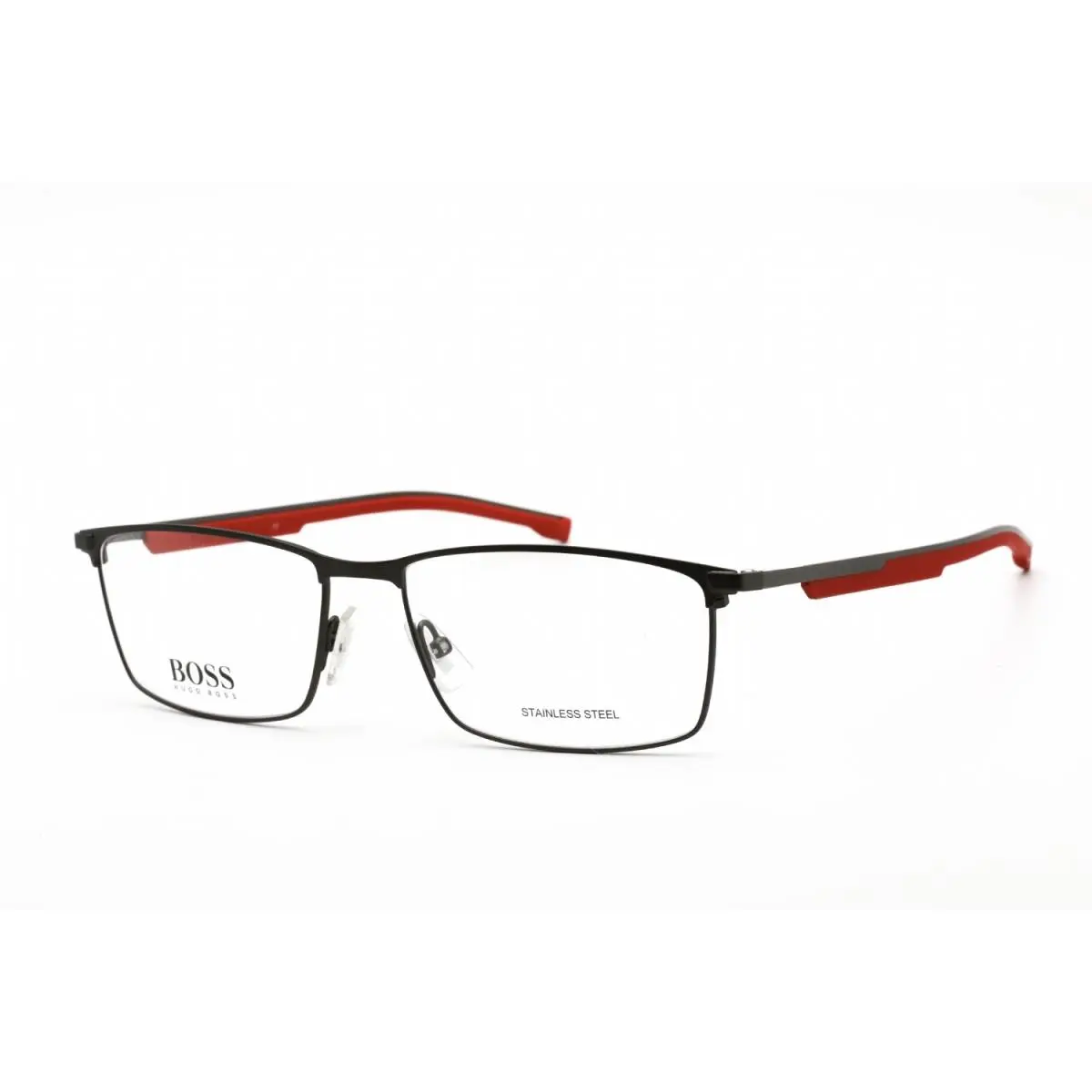 Hugo Boss 201 TI7 Eyeglasses Black Ruthenium Frame 58mm