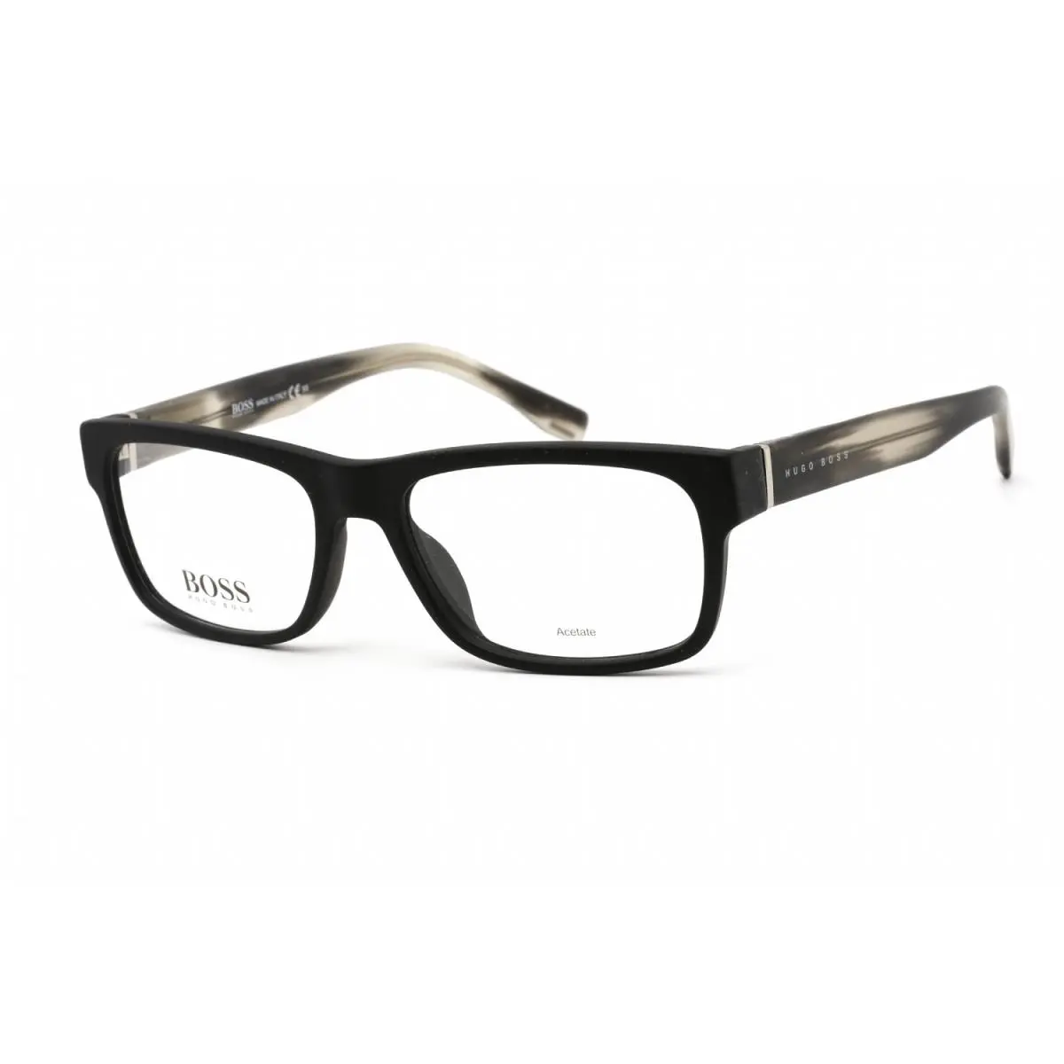 Hugo Boss 0729 IT 2QC Eyeglasses Black Gray Frame 54mm