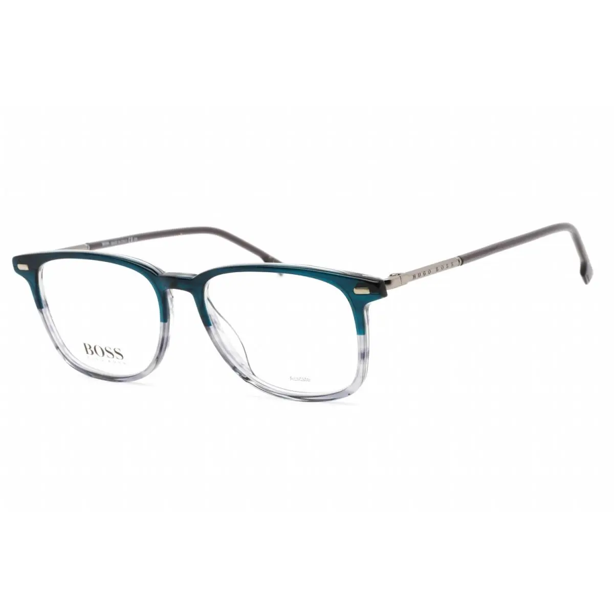 Hugo Boss Boss 1124/U 03XJ 00 Blue Grey Horn 53mm Eyeglasses