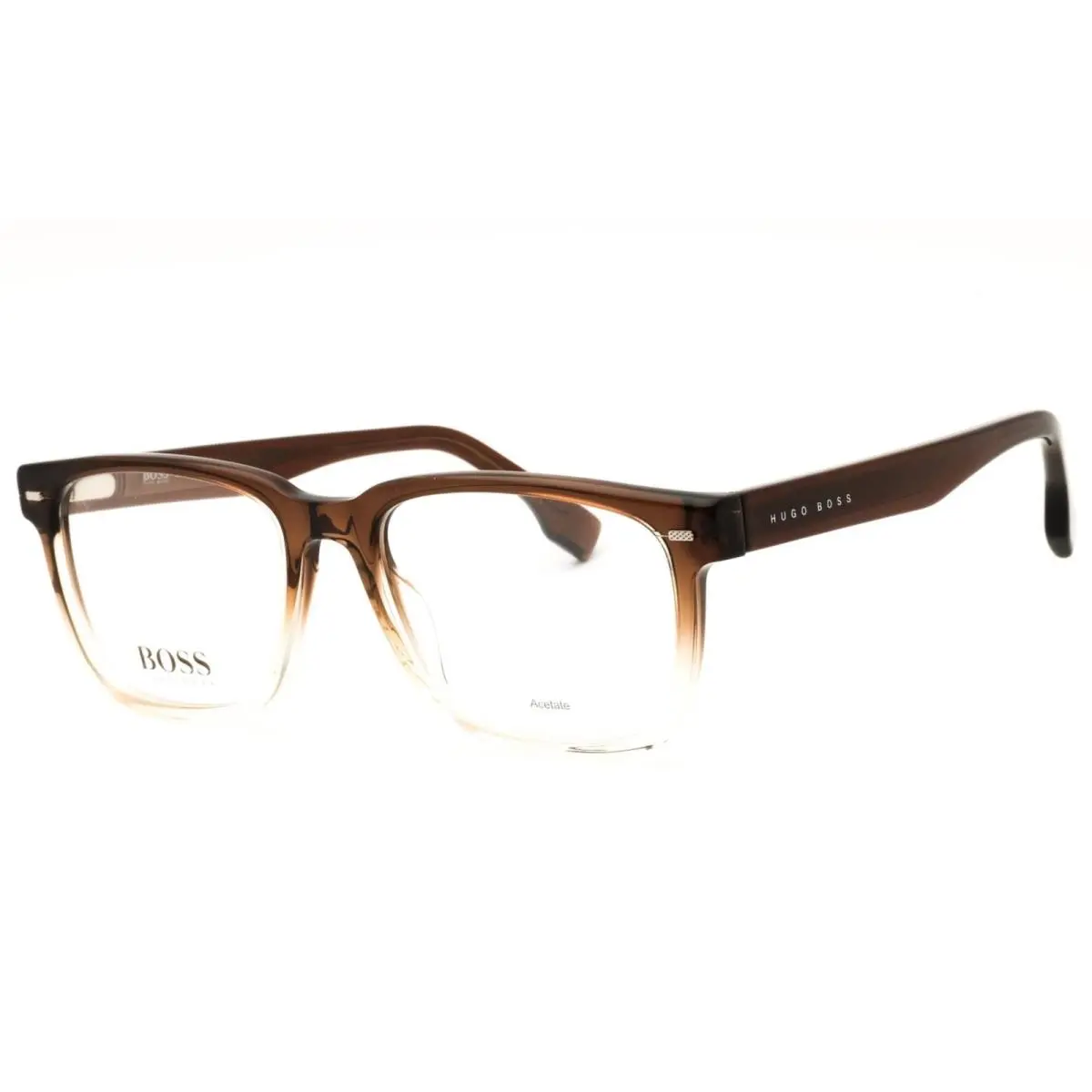 1353/U 00MY 00 - Brown Gradient Men`s Rectangular Acetate Eyeglasses by Hugo Boss