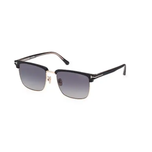 Tom Ford FT0997 H Hudson 02 02D Shiny Rose Gold / Matte Black Men`s Sunglasses