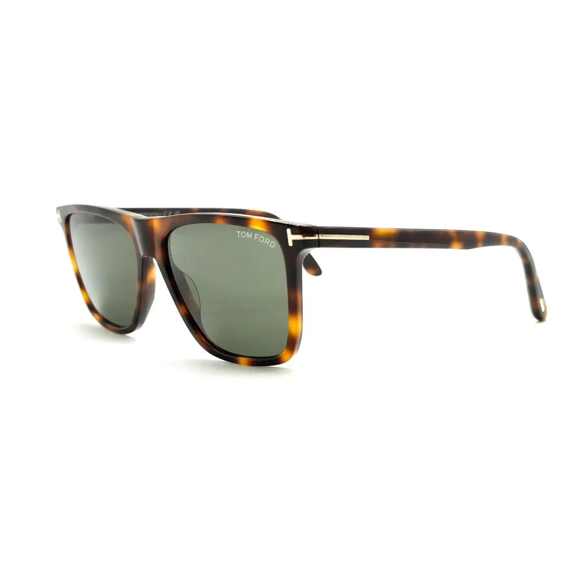 Tom Ford TF 0832 Fletcher Sunglasses 53N Tortoise / Green Lenses 57