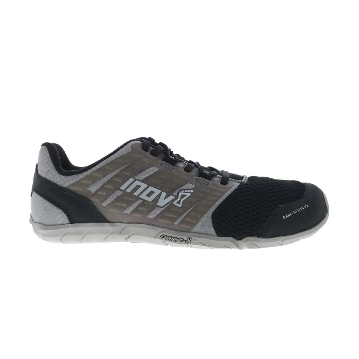 Inov-8 Bare-xf 210 V2 000643-GYBK Womens Black Athletic Cross Training Shoes