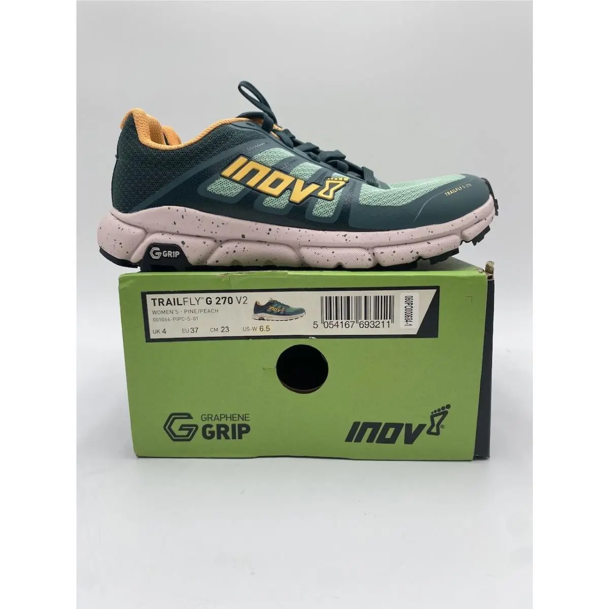inov-8 shoes - Inov TRAILFLY G270 V2 - Inov TRAILFLY - Green 9