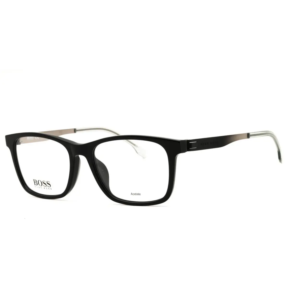 1343/F 0807 00 Oxford Acetate Rectangular Eyeglasses Men`s Full Rim by Hugo Boss