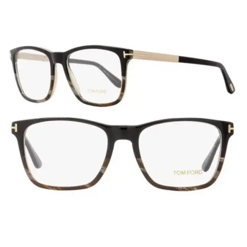 Tom Ford TF5351 005 Black Horn Eyeglasses Italy
