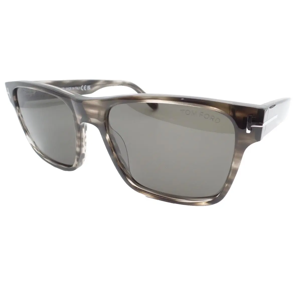 Tom Ford Calder TF 1205 56A Grey Coloured Havana 56A Sunglasses