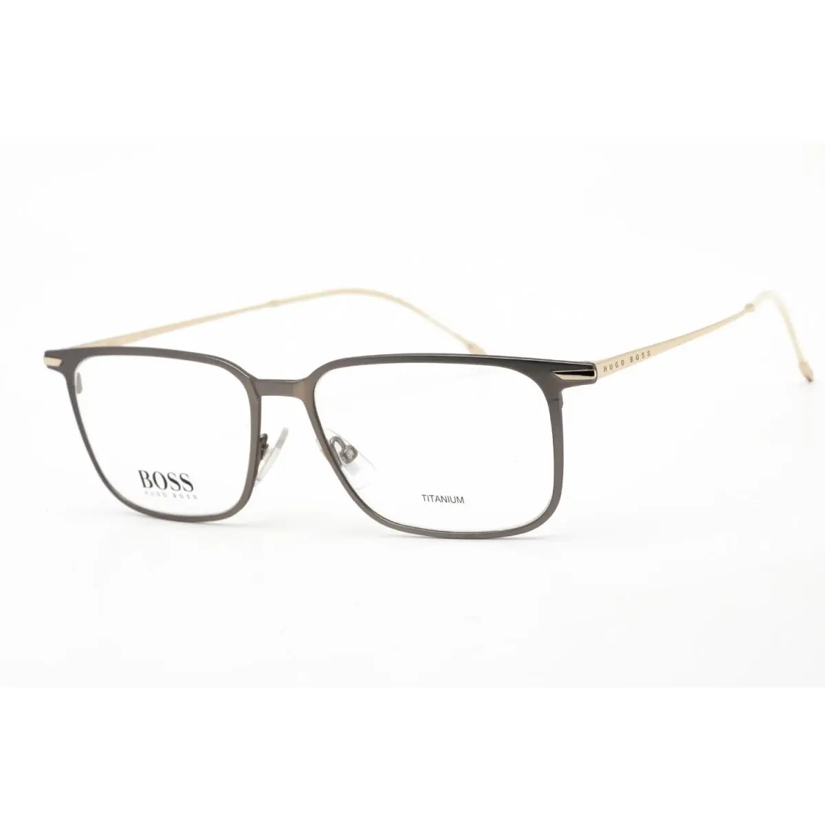 Hugo Boss HB1253-R81-55 Eyeglasses Frame Size 55mm 16mm 150mm Ruthenium Men 716