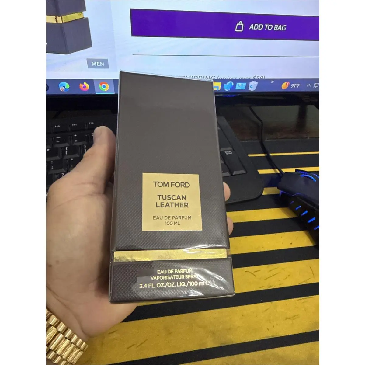 Tom Ford Tuscan Leather 100 ML 3.4 Fl Oz