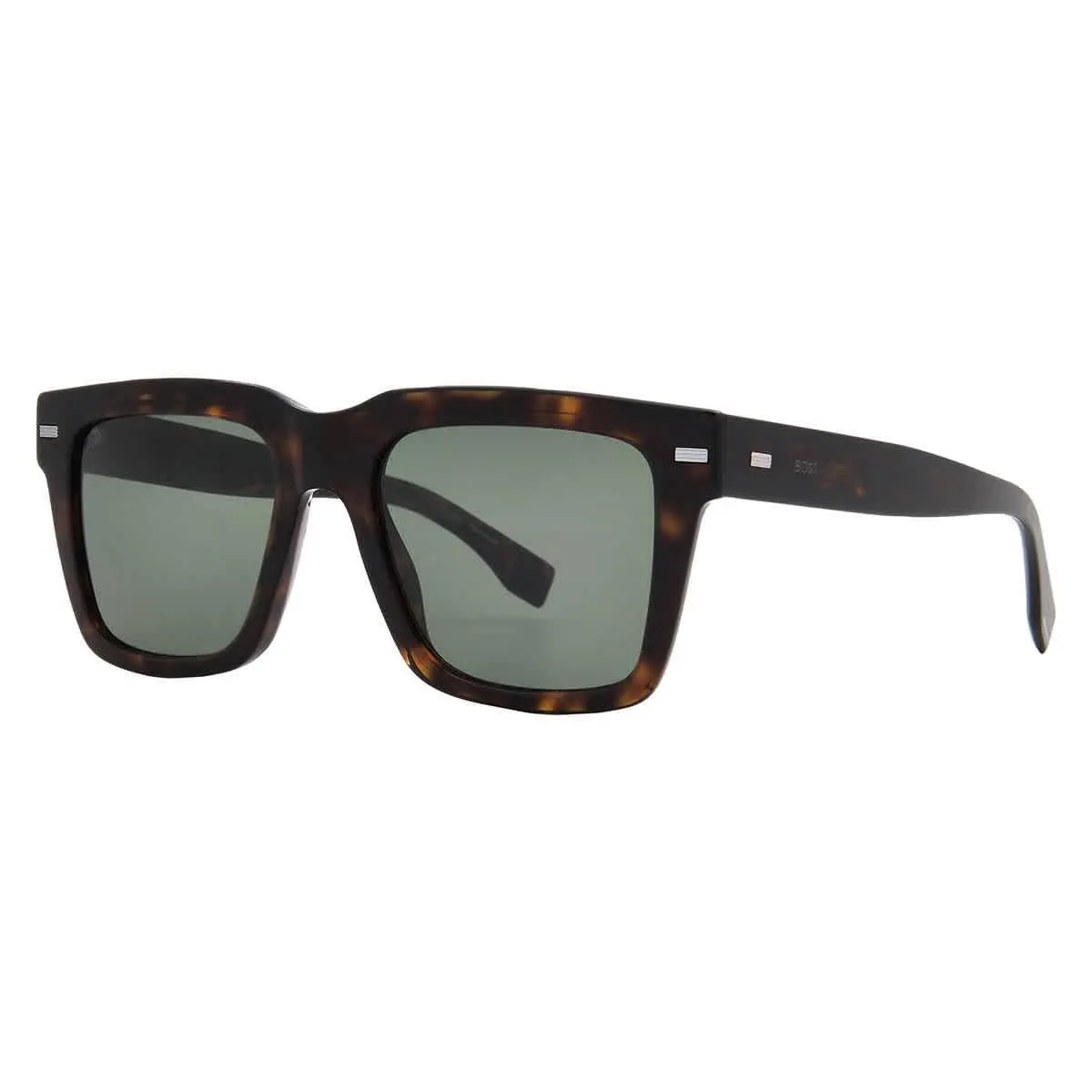 Hugo Boss Green Square Men`s Sunglasses Boss 1442/S 0086/QT 53 Boss 1442/S