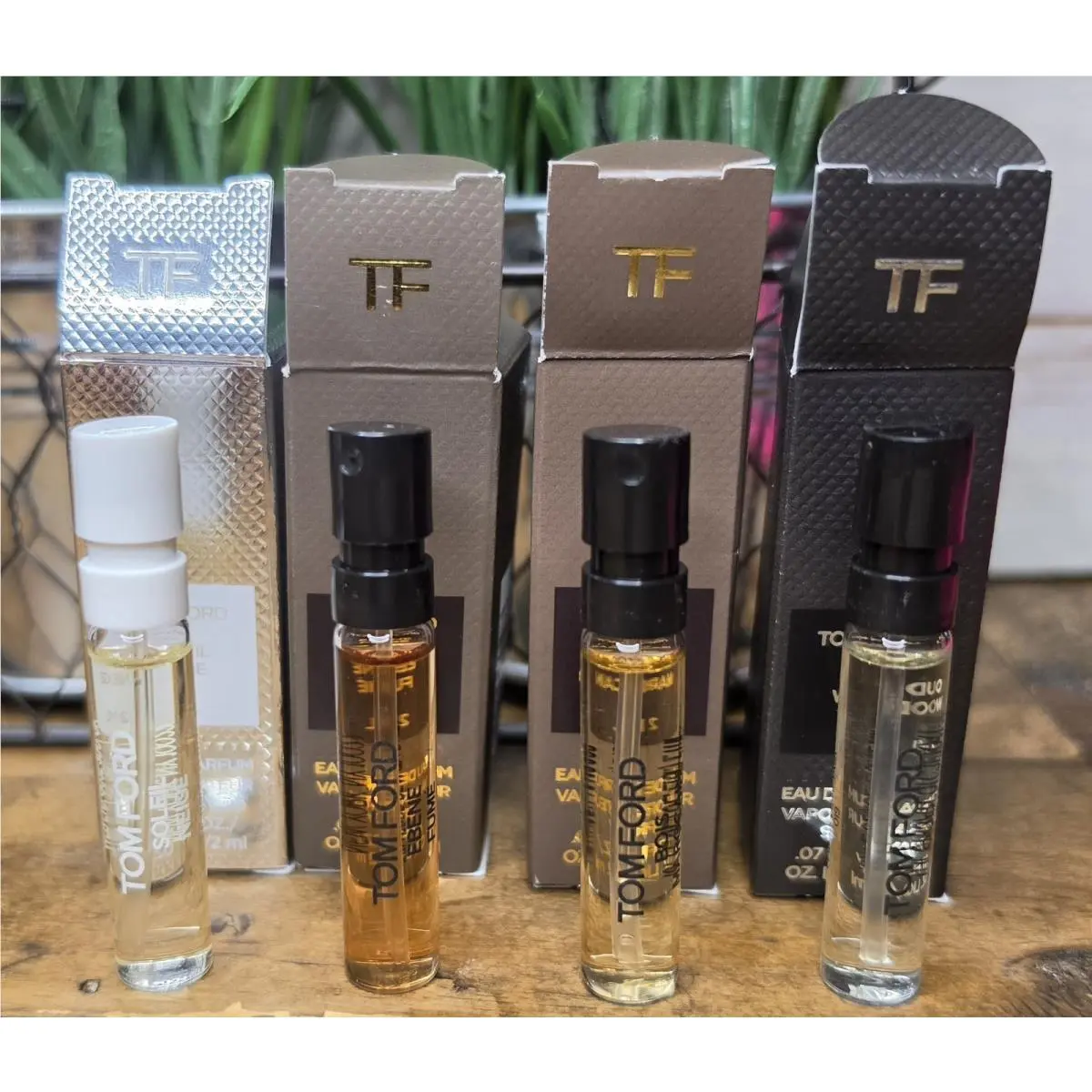 4x Tom Ford Perfume Edp Sample Sprays 2ml Each As Pictured