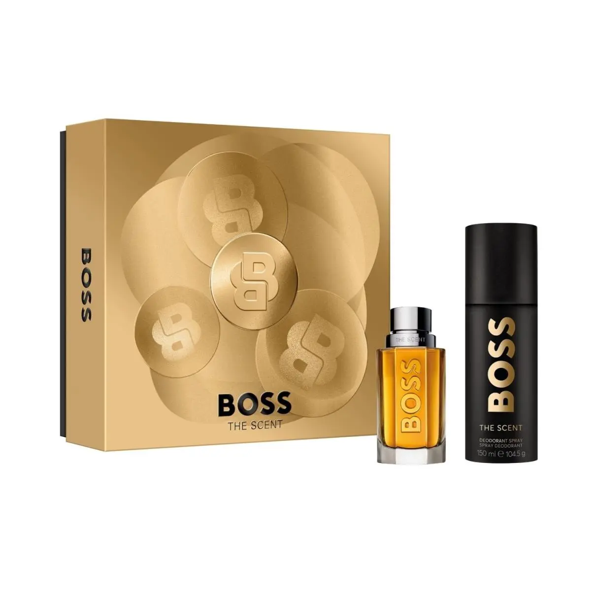 Hugo Boss The Scent 1.7 oz Edt Spray Mens Cologne+ 96G Deodorant Spray Set
