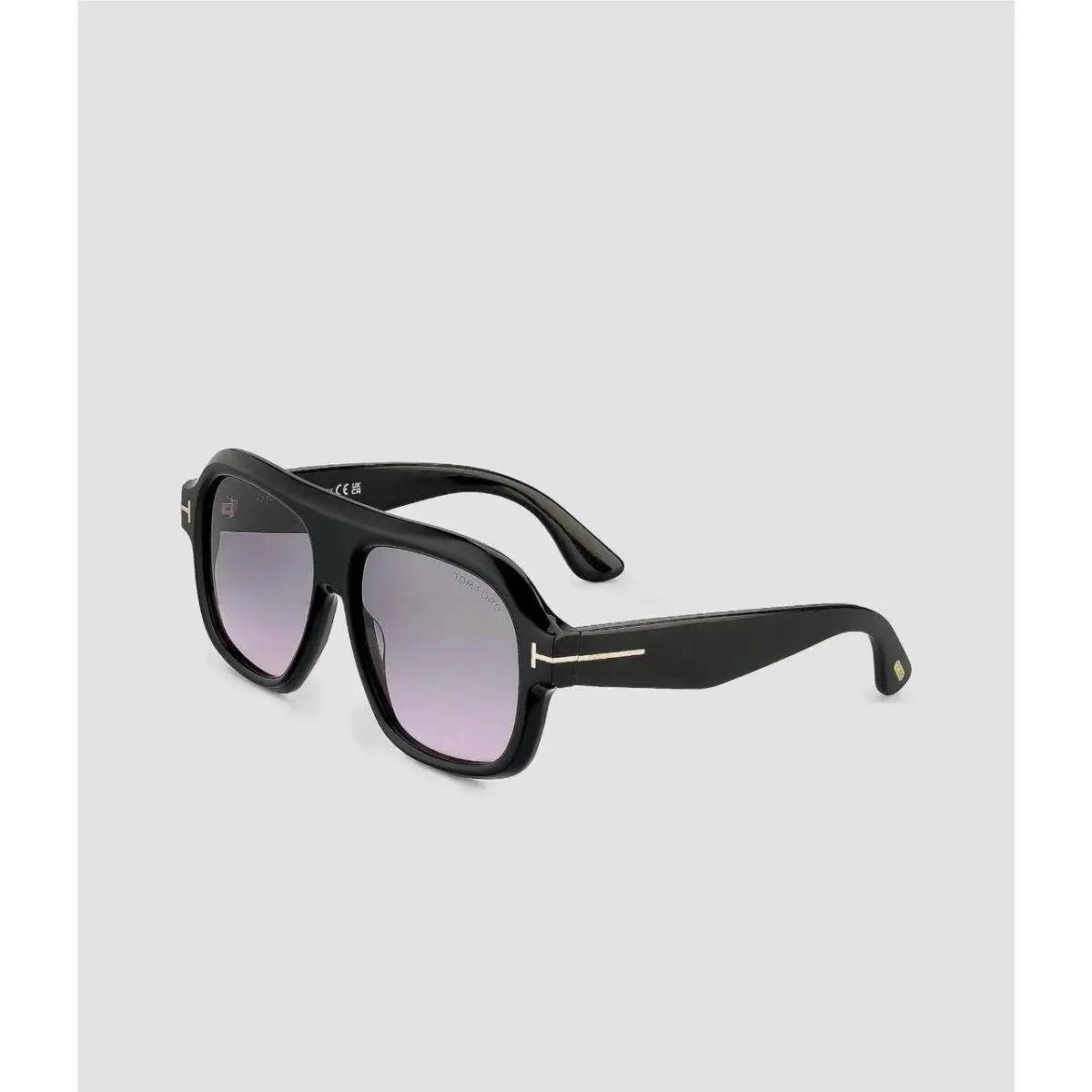 Tom Ford Rhonda‑02 Pilot Sunglasses Black Purple OS