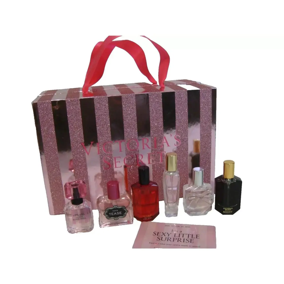 Victoria`s Secret 7 PC Set Parfum Tease Very Sexy Heavenly Night Victoria