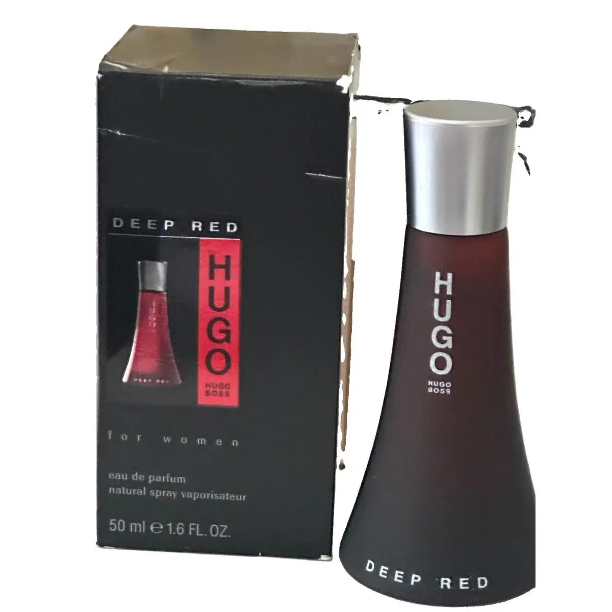 Hugo Deep Red by Hugo Boss Eau De Parfum For Woman 1.6 Oz