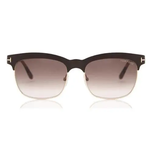 Tom Ford Elena TF437 48F Brown ON Gold/brown Gradient Lens Sunglasses 54-17