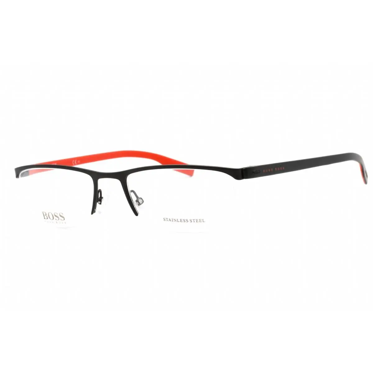 Hugo Boss HB610-BLX-55 Eyeglasses Frame Size 55mm 19mm 145mm Black Men 71673614