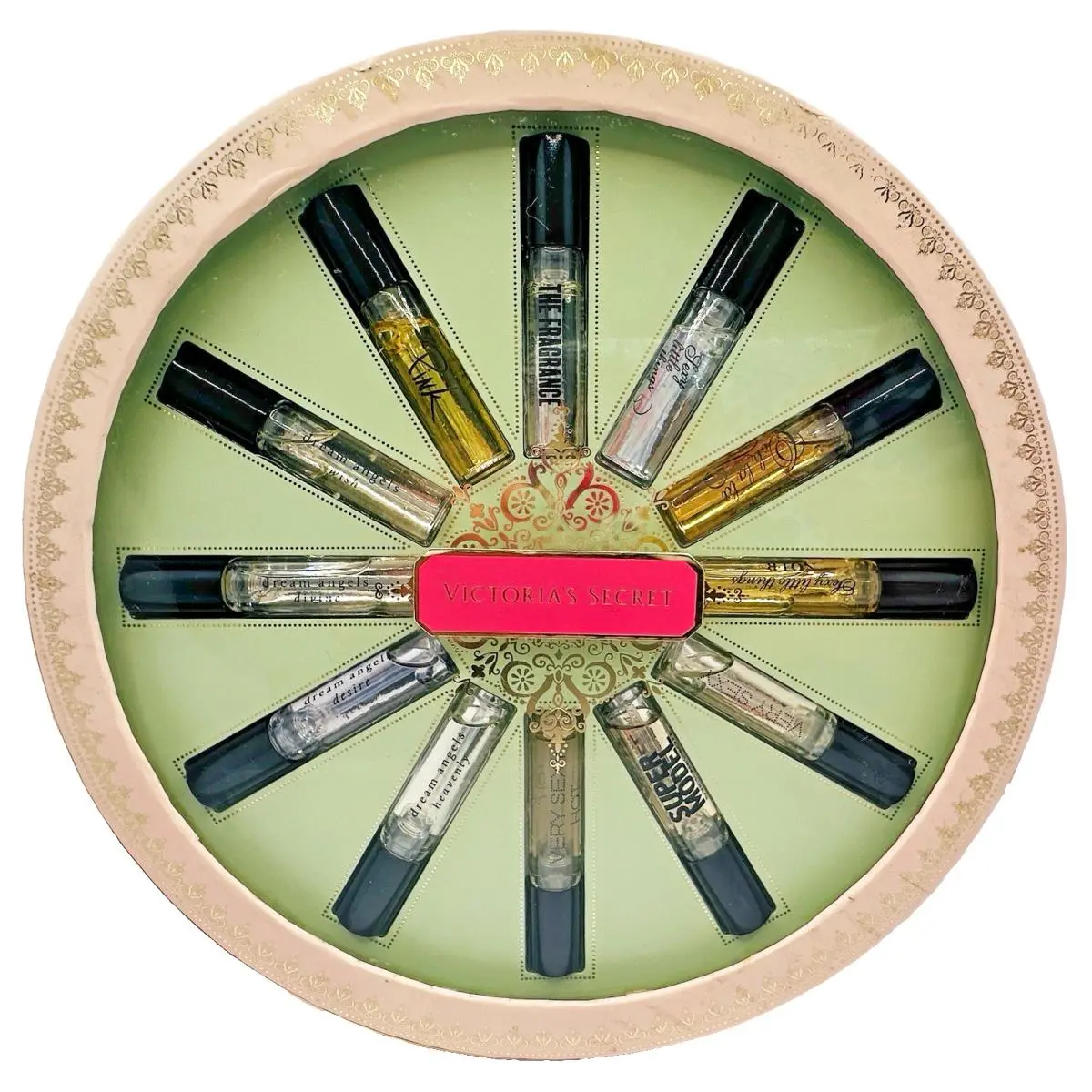 Victoria`s Secret Holiday Mini Perfume Vial Sampler Set of 12