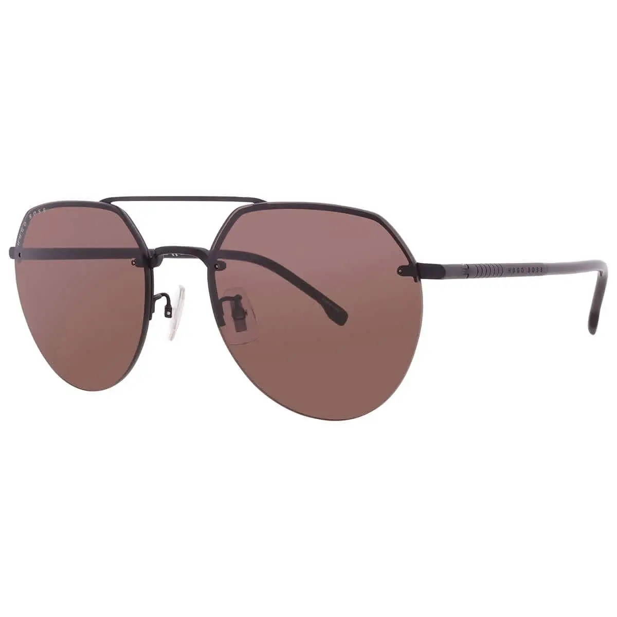 Hugo Boss Brown Pilot Men`s Sunglasses Boss 1142/F/S 0003/70 59 Boss 1142/F/S