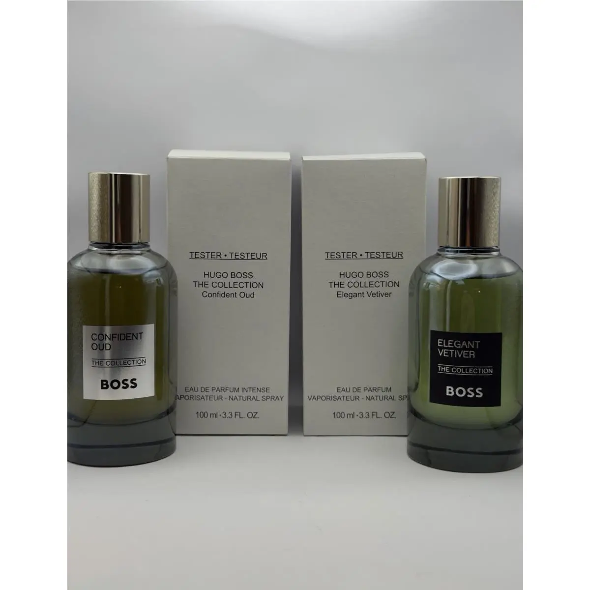 Hugo Boss Boss The Collection Confident Oud Elegant Vetiver Edp Spray Bundle