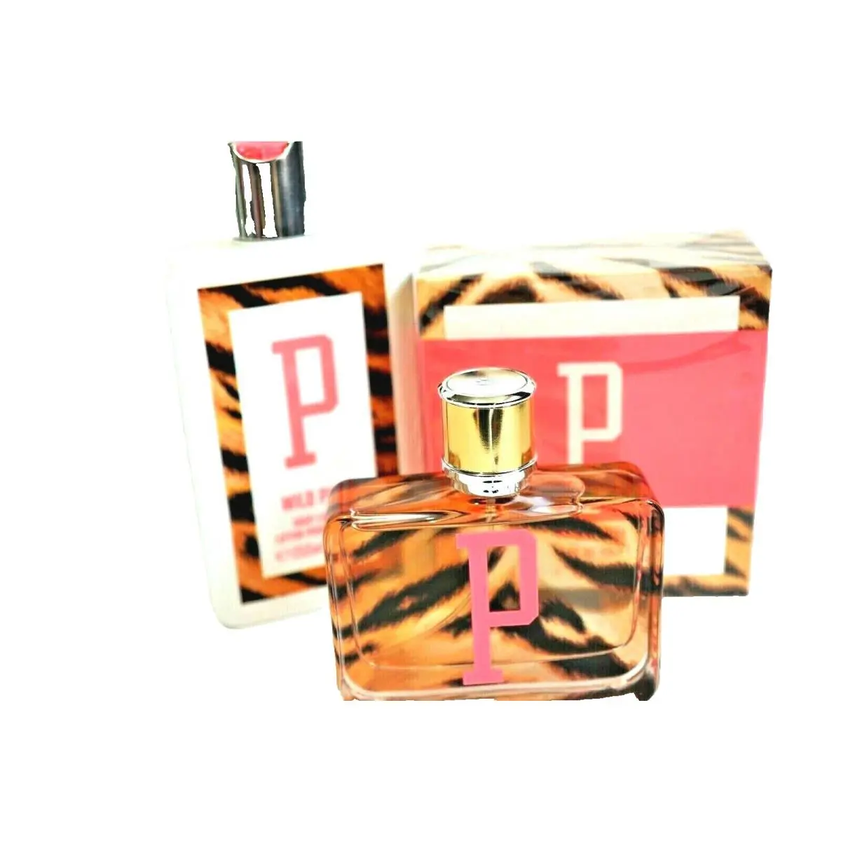 Victoria`s Secret Wild Pink Body Lotion and Eau DE Parfum Perfume 1.7 oz Set