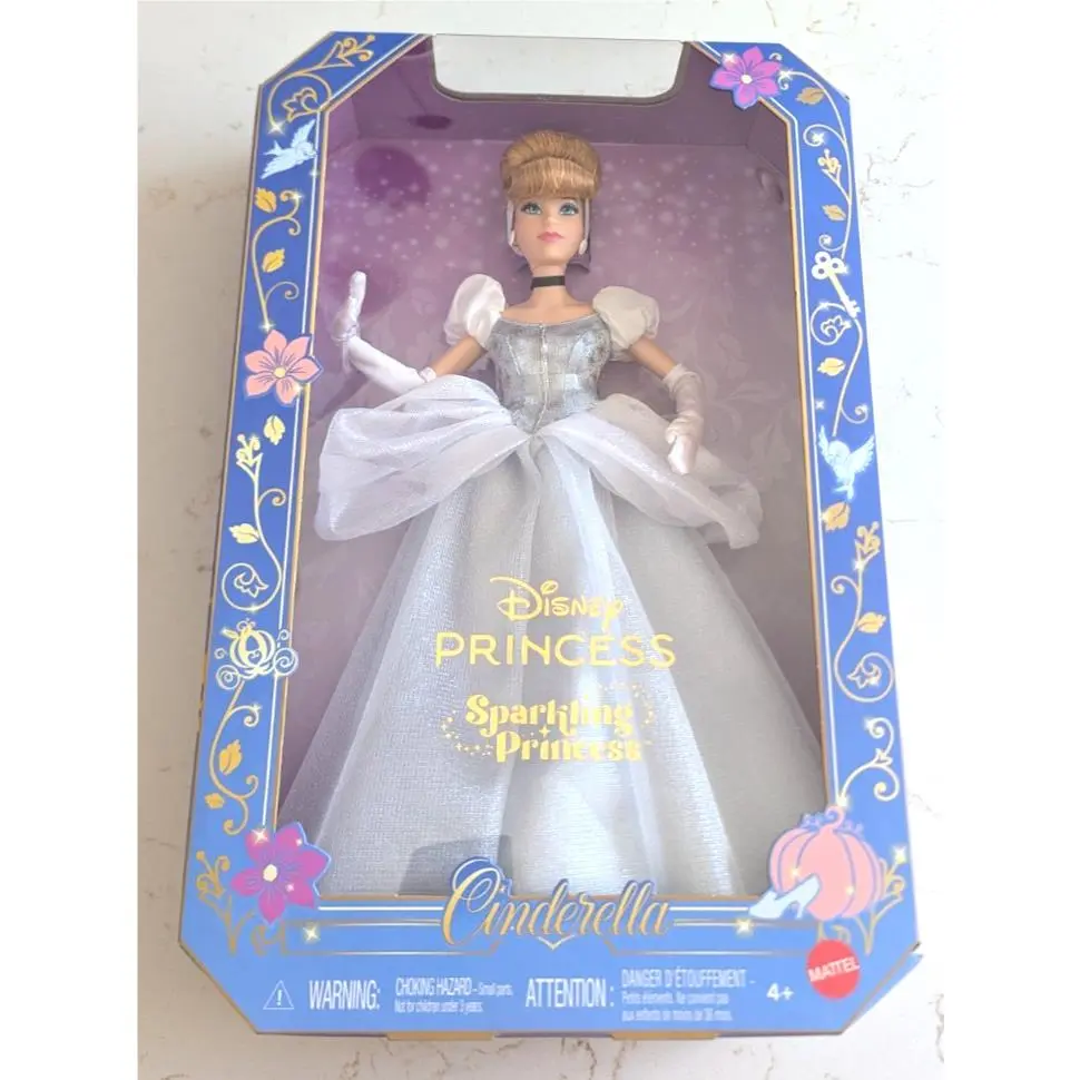 Mattel Disney Princess Sparkling Princess Cinderella Fashion Doll