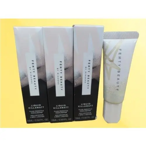 Fenty Beauty Liquid Killawatt Fluid Freestyle Highlighter 01 Sidechick Box 3PCS