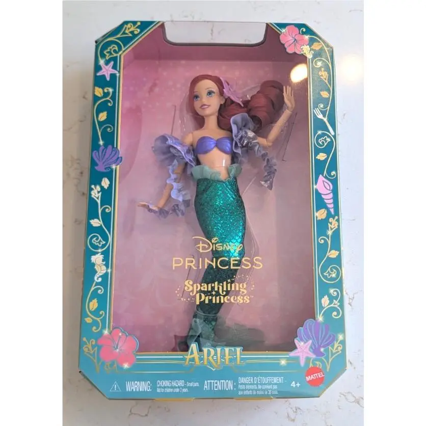 Mattel Disney Princess Sparkling Princess Little Mermaid Ariel Fashion Doll