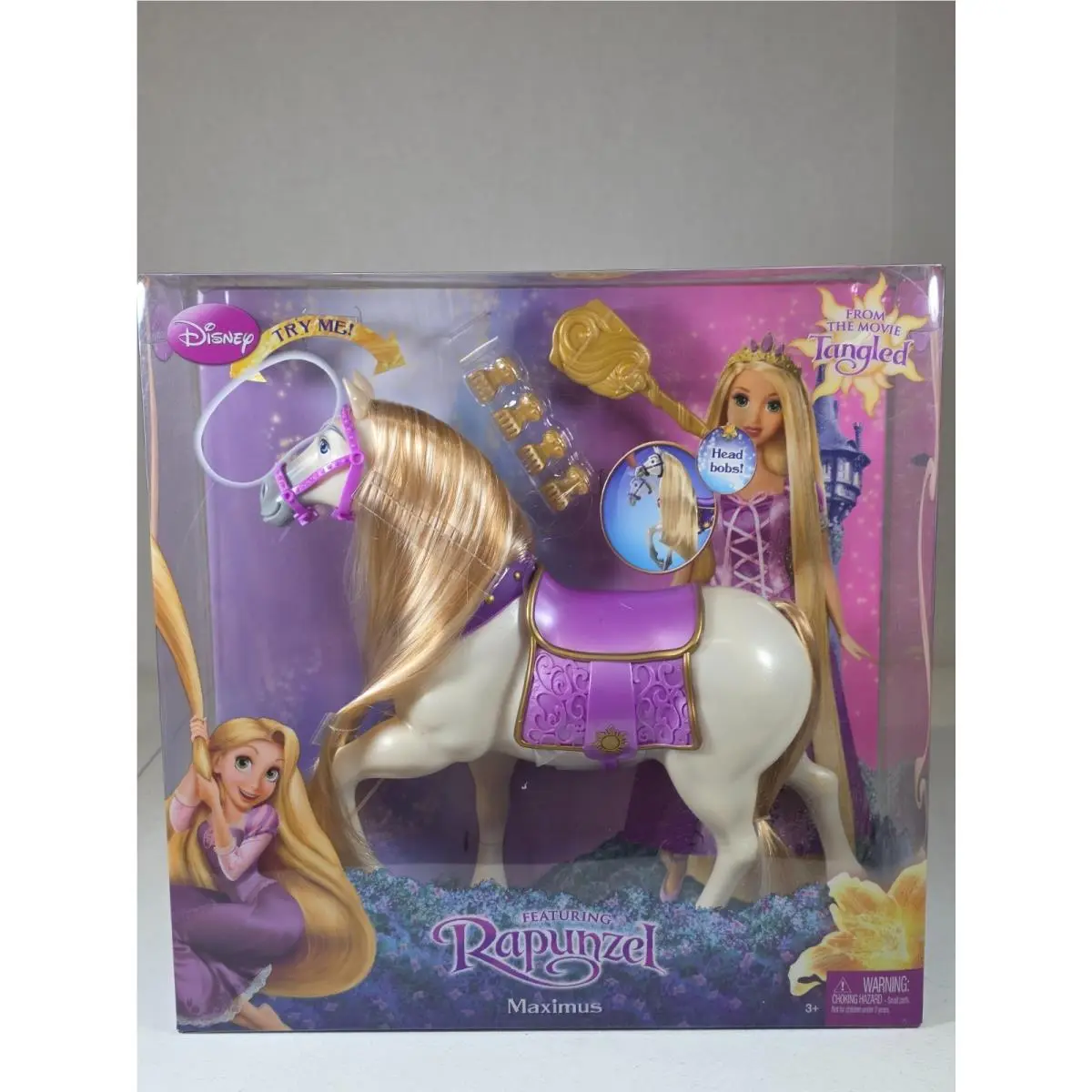 Disney Tangled Rapunzel Maximus Horse Doll Toy Mattel T2578 2010