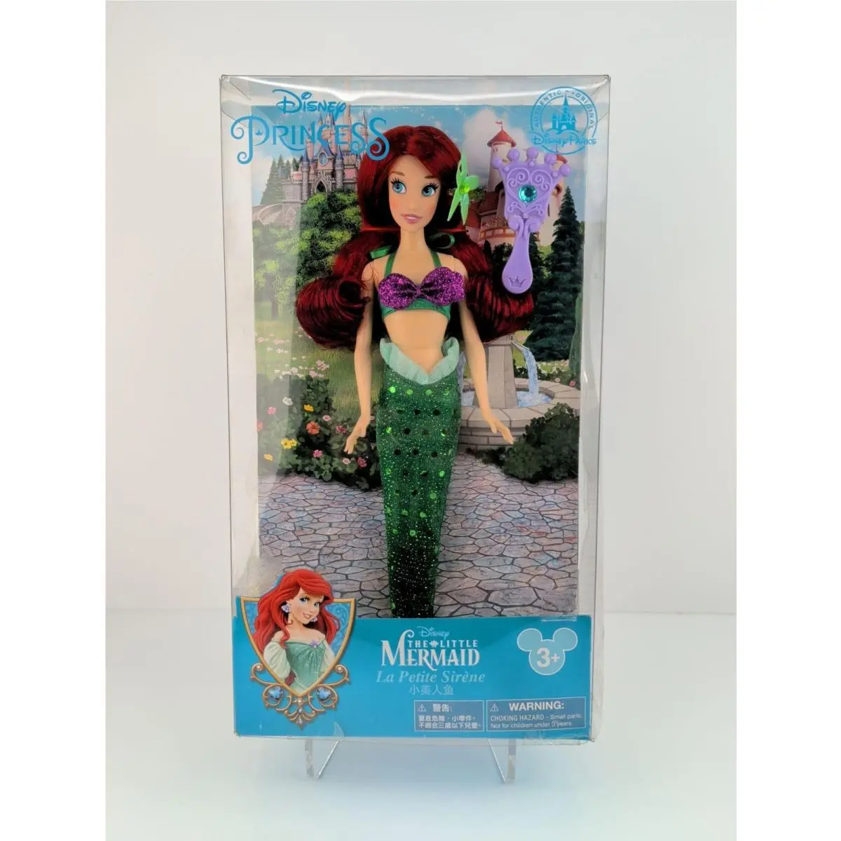 Disney Princess Ariel 12in Doll Little Mermaid Island Princess Parks