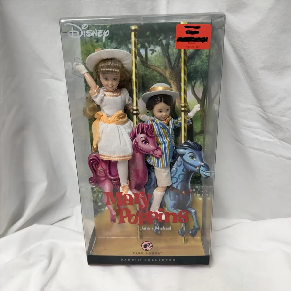 2007 Mary Poppins Jane and Michael Banks Doll Set Stacie Todd Barbie Nrfb