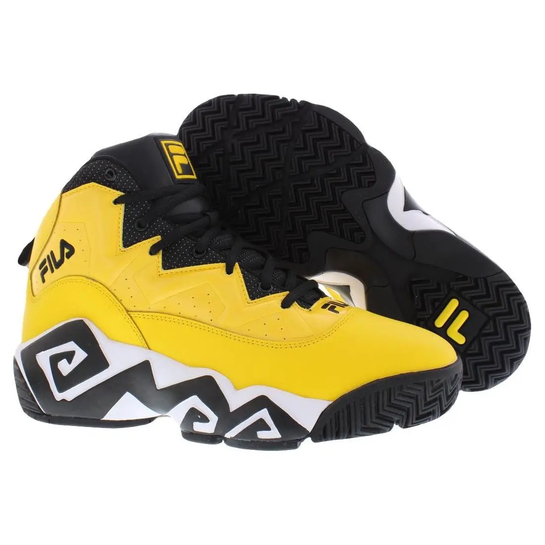 Fila shoes - Lemon/White/Black, Main: Yellow 3