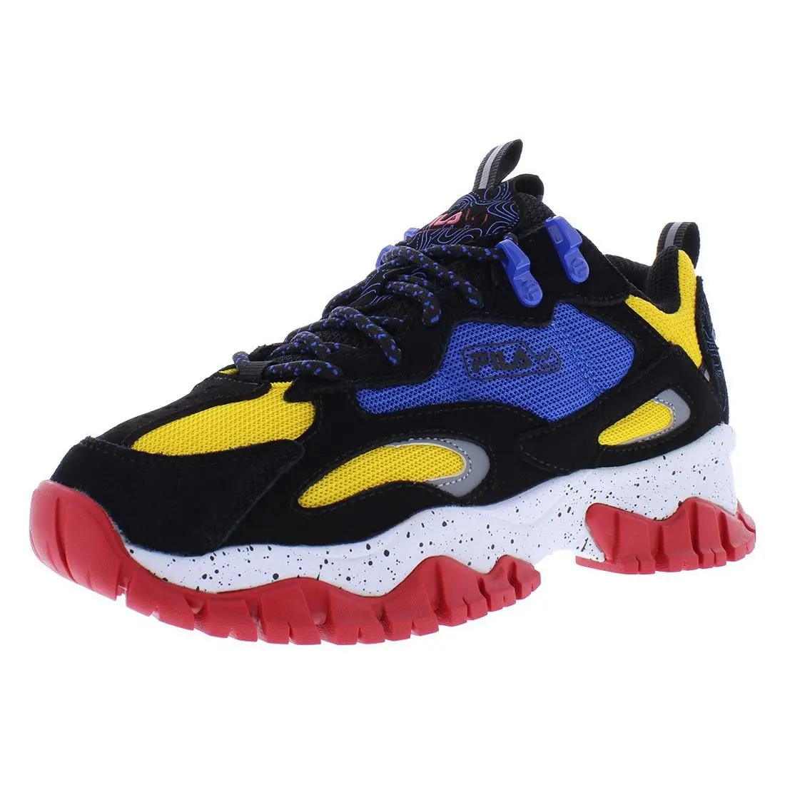 Fila shoes - Black/Blue/Yellow, Main: Black 0