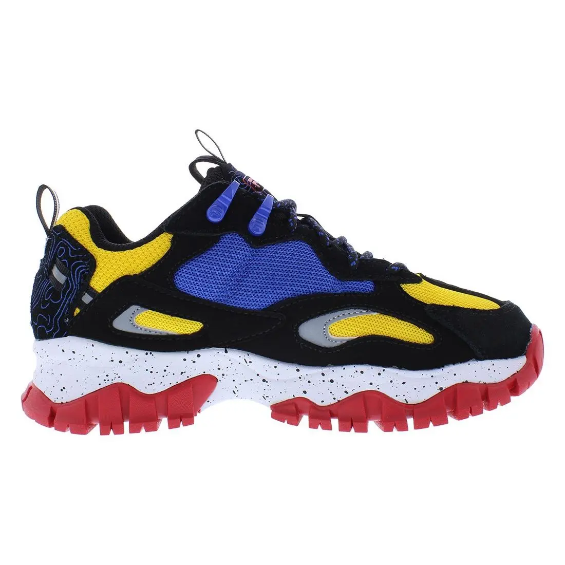 Fila shoes - Black/Blue/Yellow, Main: Black 6