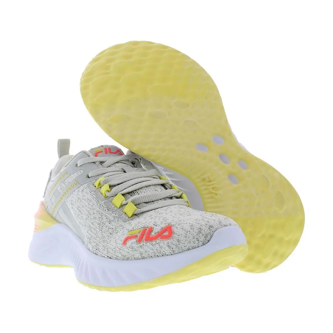 Fila shoes - Khaki/Yellow, Main: Brown 4