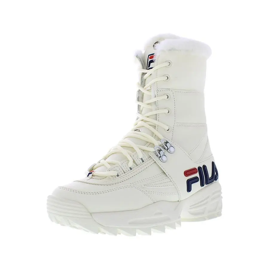 Fila shoes - Cream/Navy/Red, Main: Beige 3