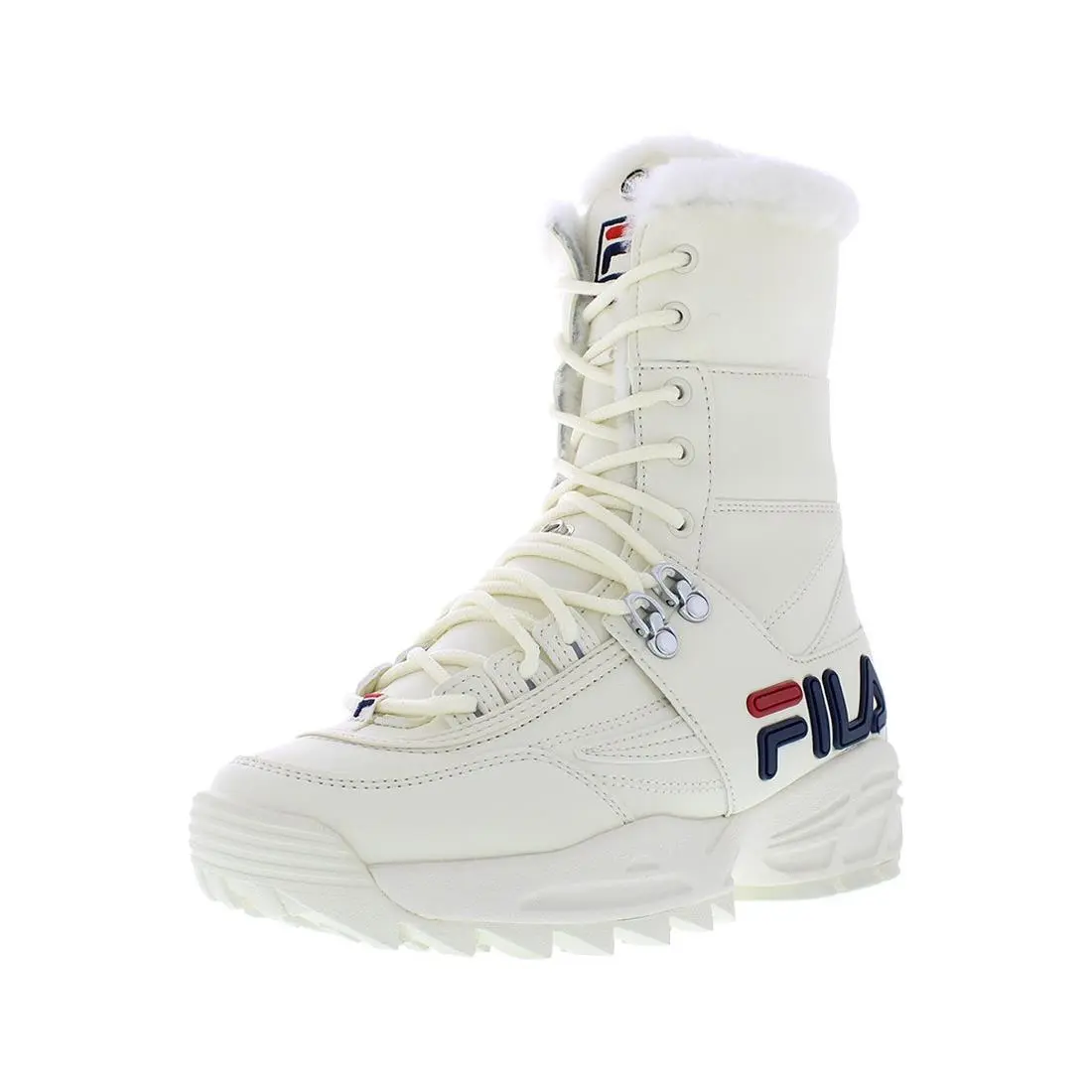 Fila shoes - Cream/Navy/Red, Main: Beige 5