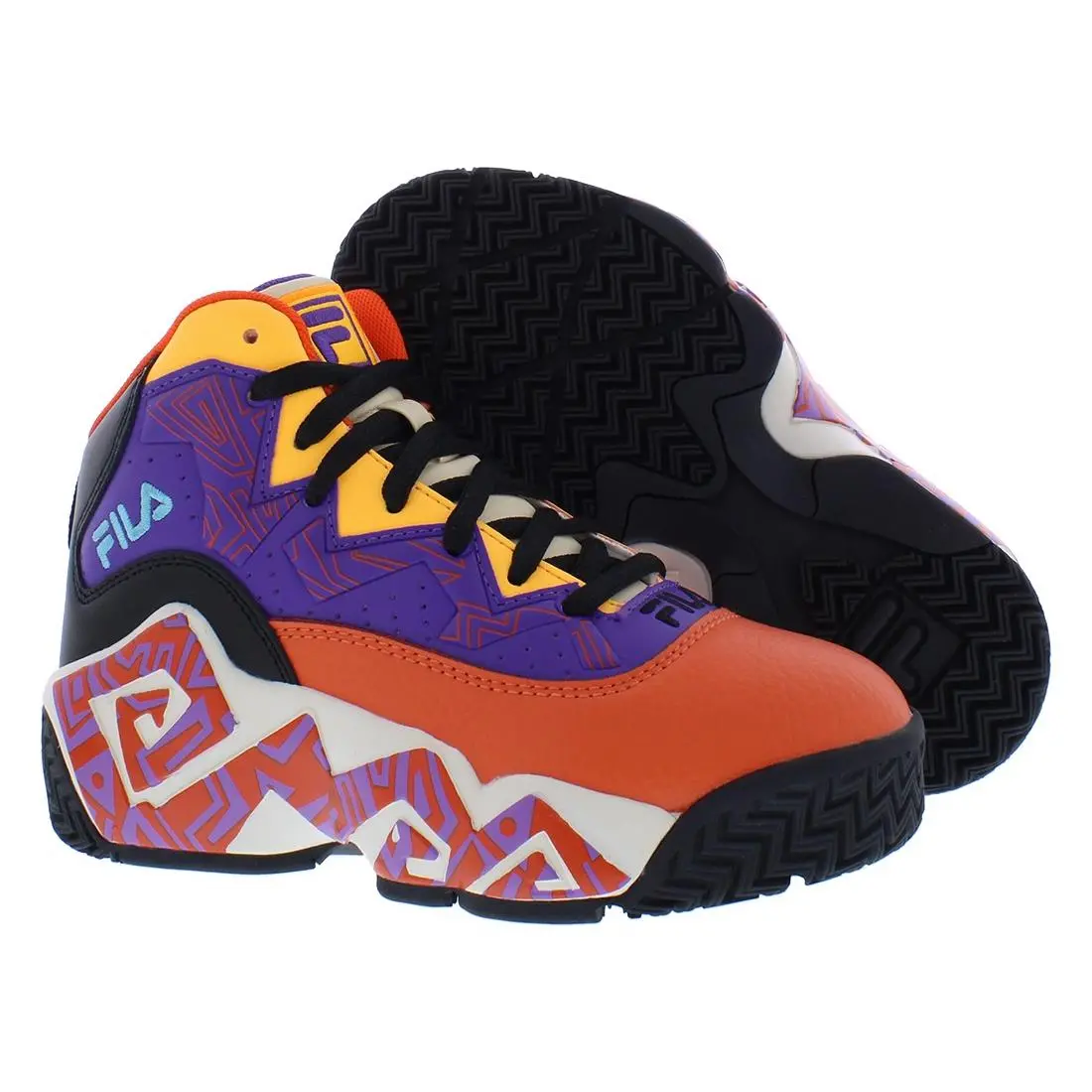 Fila shoes - 3BM01732852 - 3BM01732852 - Purple/Orange/Black, Main: Multi-Colored 4