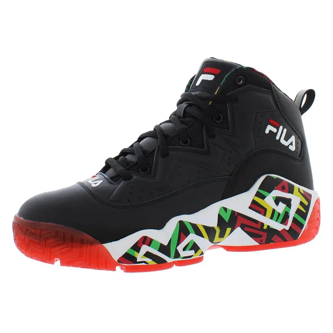 Fila shoes - Black/Jelly Bean/Lemon, Main: Black 0